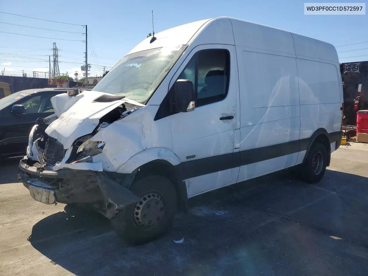2013 Mercedes-Benz Sprinter 3500 Delivery Van VIN: WD3PF0CC1D5725970 Lot: 58074046