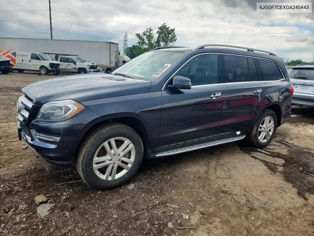 2013 Mercedes-Benz Gl 450 4Matic VIN: 4JGDF7CEXDA240443 Lot: 58324436