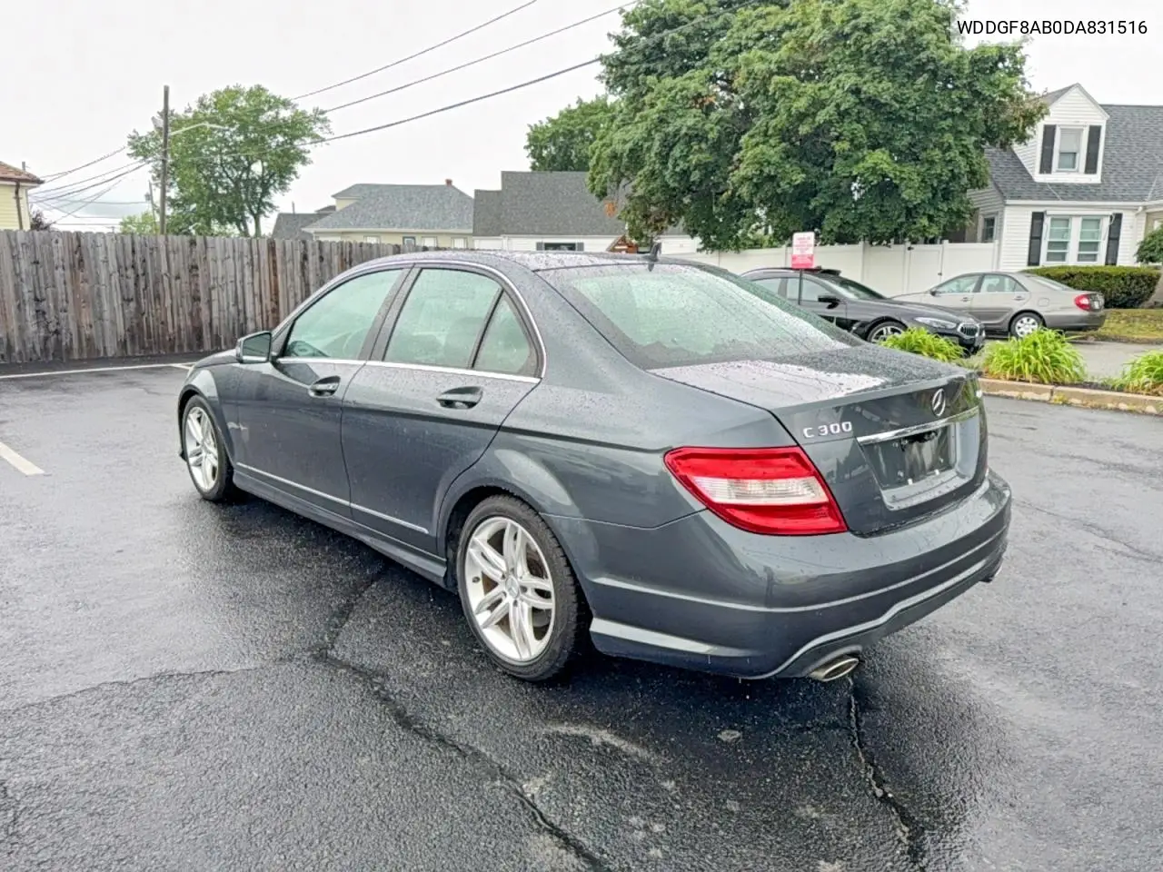 2013 Mercedes-Benz C 300 4Matic VIN: WDDGF8AB0DA831516 Lot: 58789256