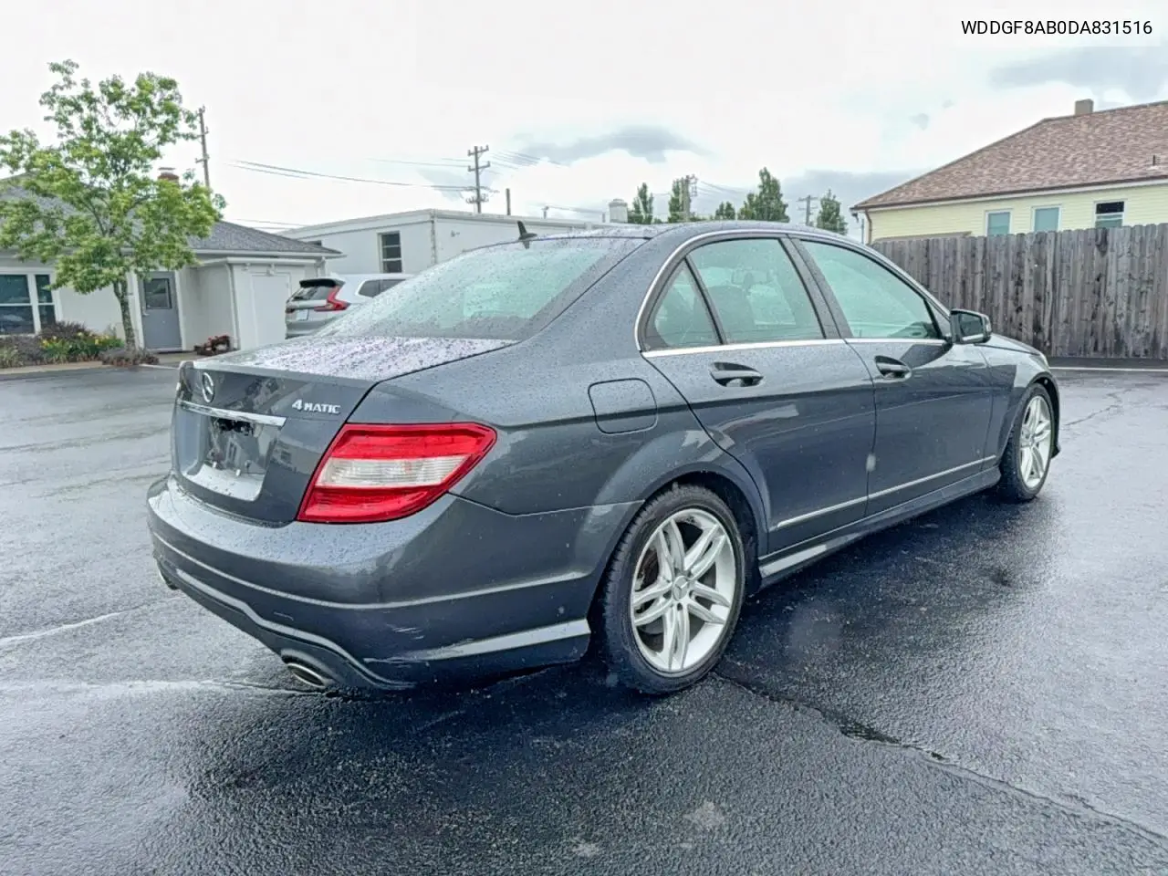2013 Mercedes-Benz C 300 4Matic VIN: WDDGF8AB0DA831516 Lot: 58789256