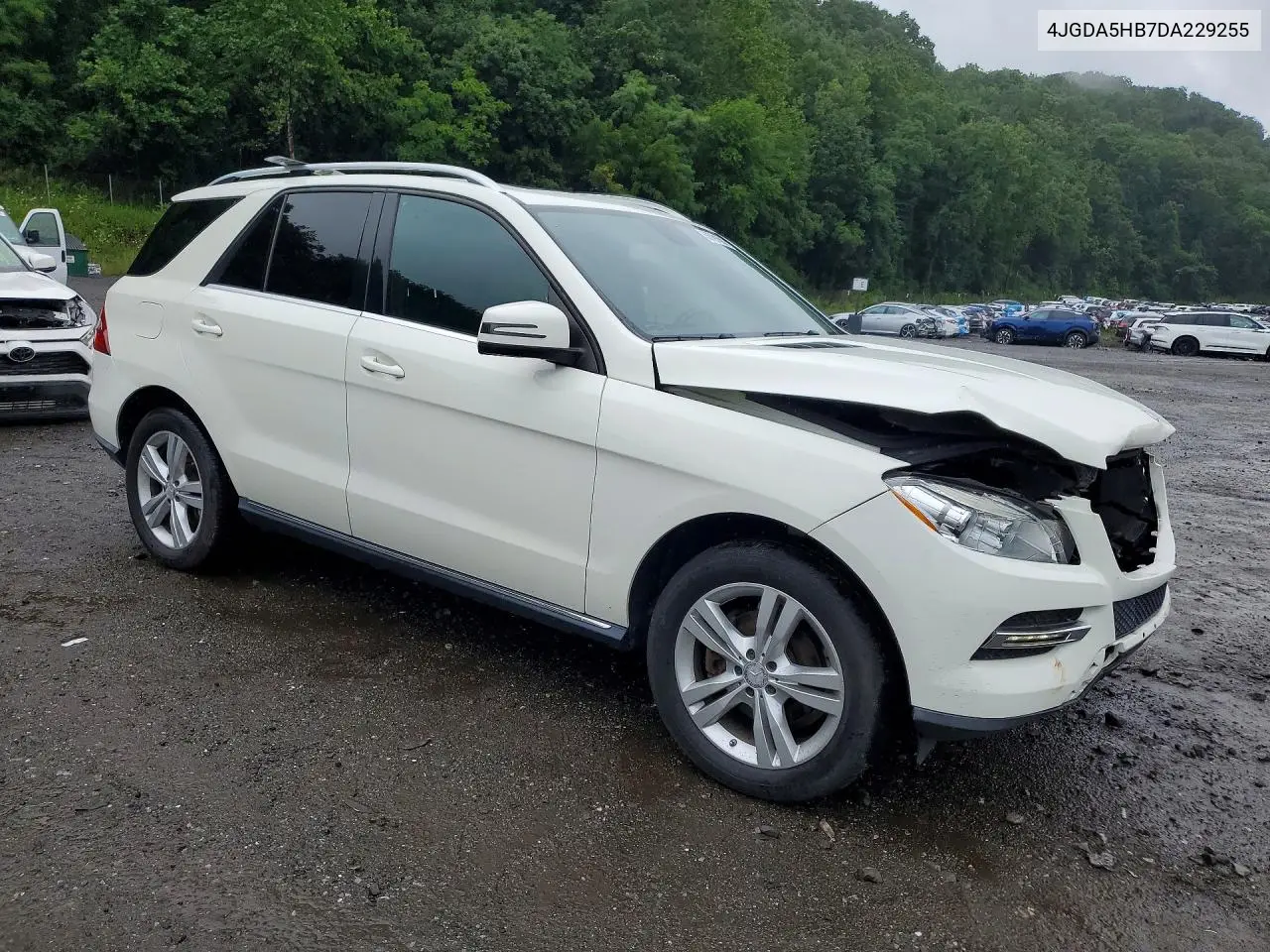 2013 Mercedes-Benz Ml 350 4Matic VIN: 4JGDA5HB7DA229255 Lot: 58791506