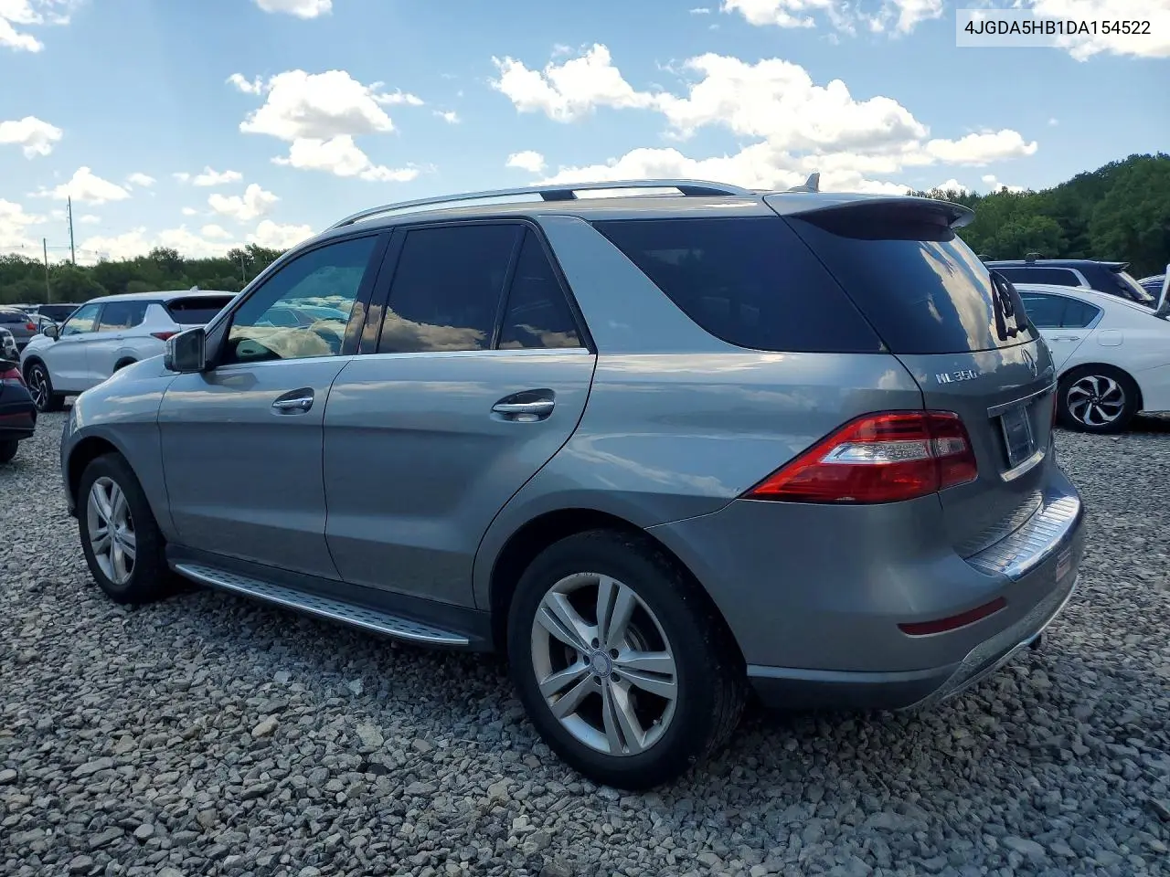 2013 Mercedes-Benz Ml 350 4Matic VIN: 4JGDA5HB1DA154522 Lot: 58848976