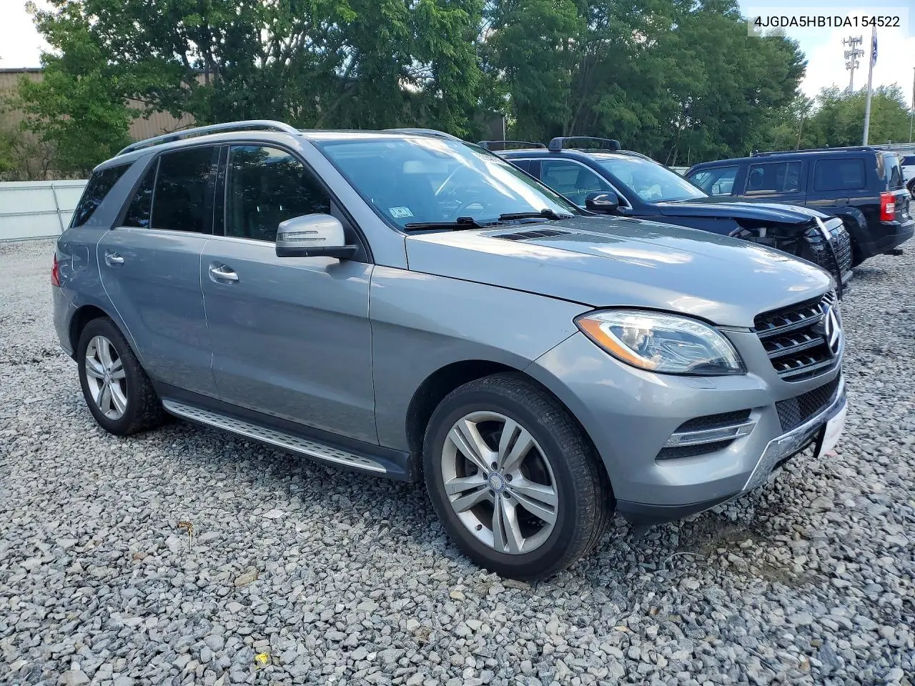 2013 Mercedes-Benz Ml 350 4Matic VIN: 4JGDA5HB1DA154522 Lot: 58848976