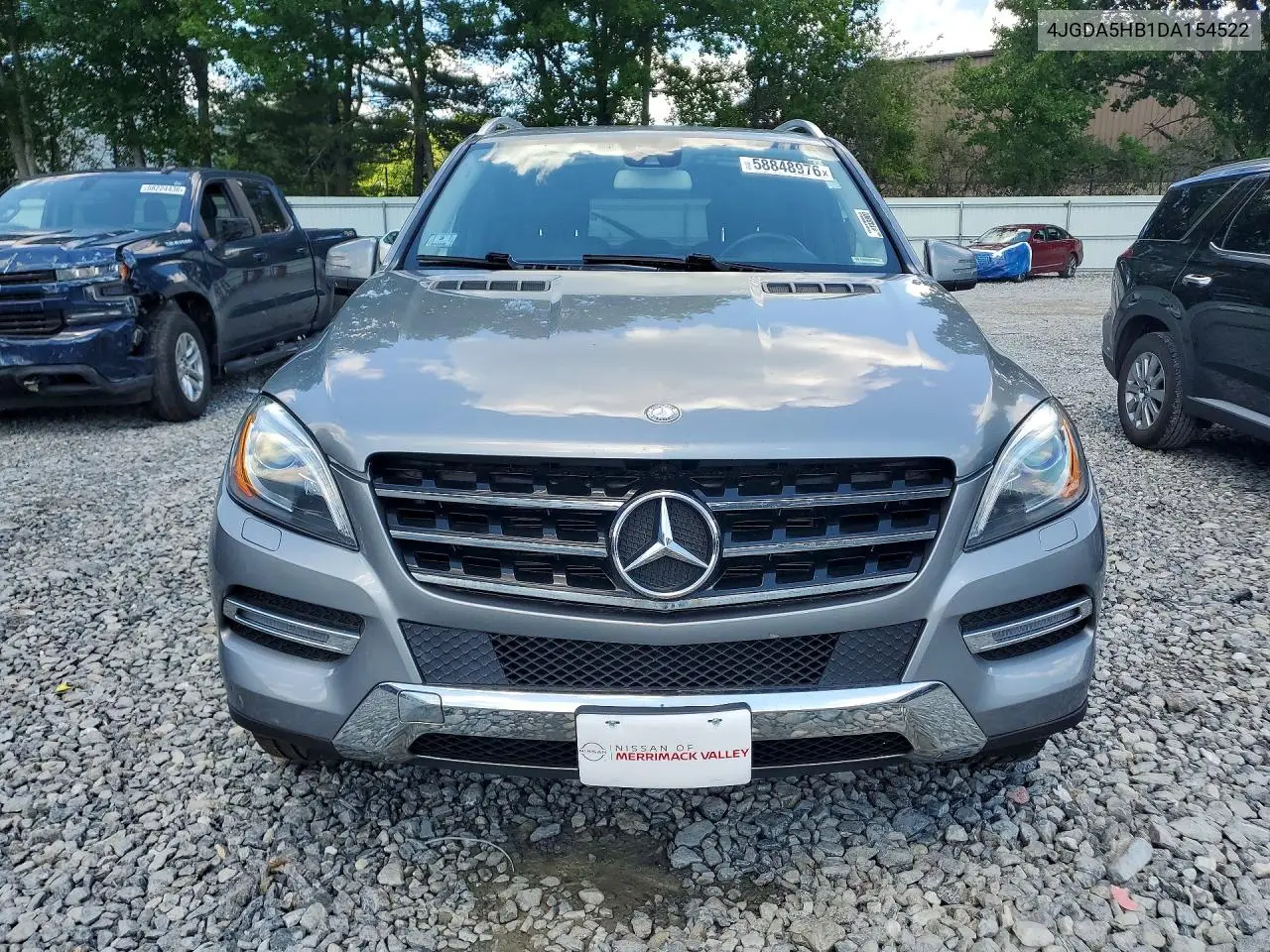 2013 Mercedes-Benz Ml 350 4Matic VIN: 4JGDA5HB1DA154522 Lot: 58848976