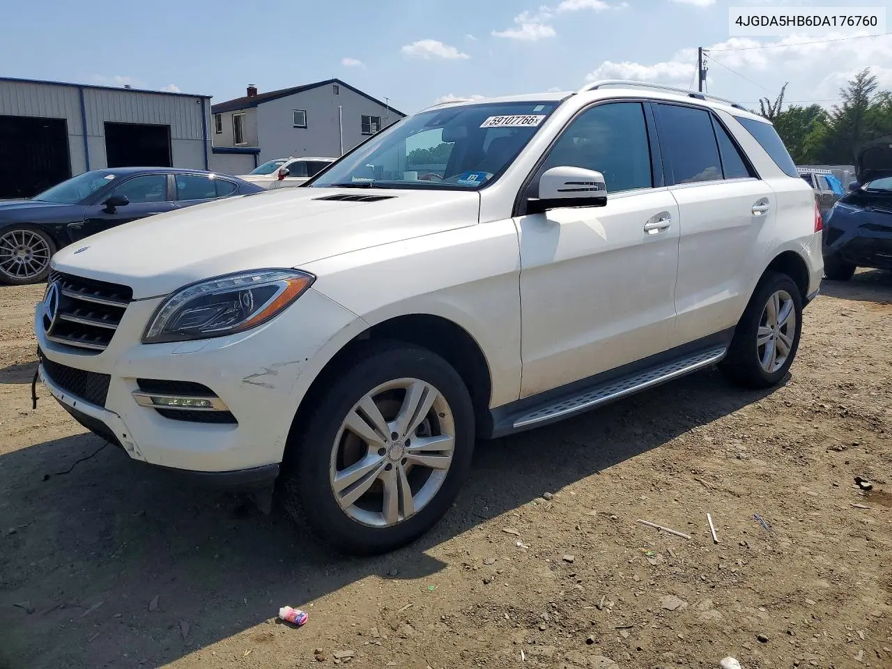 2013 Mercedes-Benz Ml 350 4Matic VIN: 4JGDA5HB6DA176760 Lot: 59107766