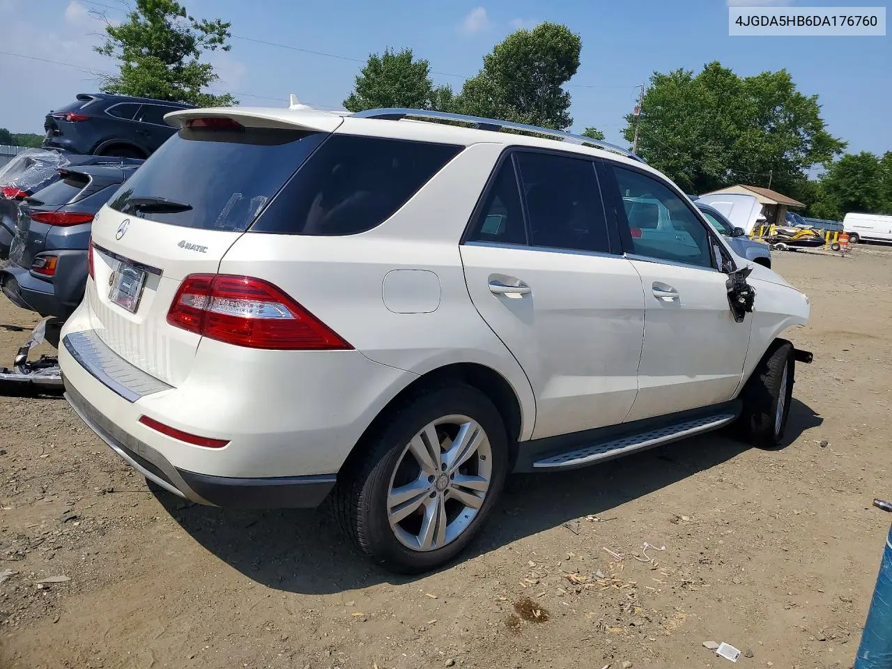 2013 Mercedes-Benz Ml 350 4Matic VIN: 4JGDA5HB6DA176760 Lot: 59107766