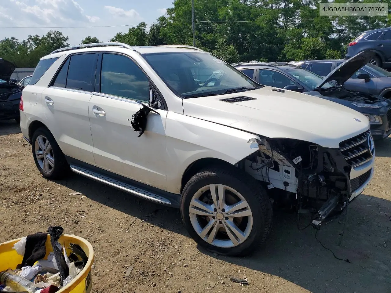 2013 Mercedes-Benz Ml 350 4Matic VIN: 4JGDA5HB6DA176760 Lot: 59107766