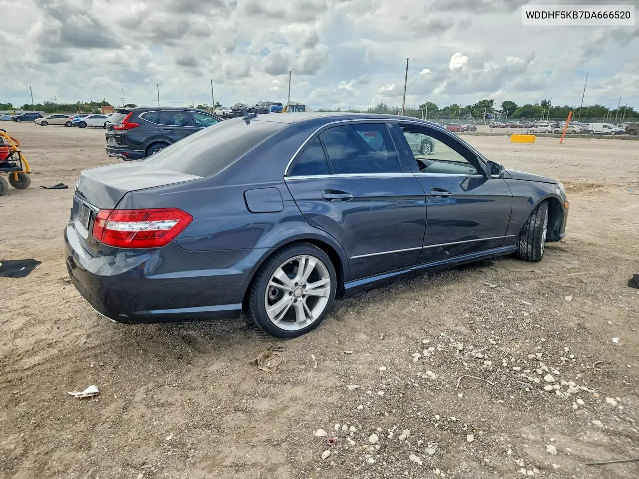 2013 Mercedes-Benz E 350 VIN: WDDHF5KB7DA666520 Lot: 59534696