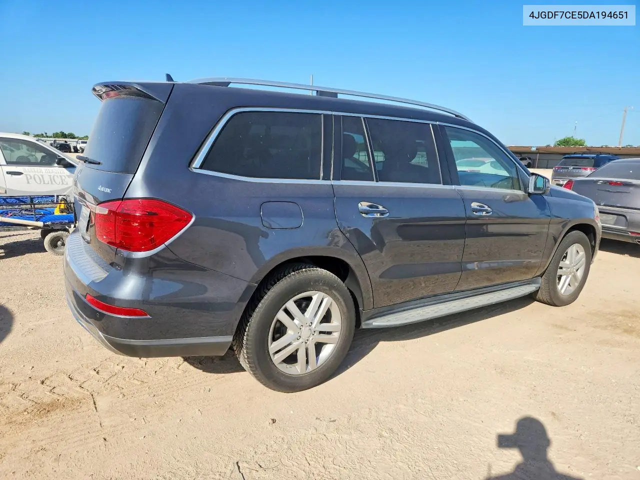 2013 Mercedes-Benz Gl 450 4Matic VIN: 4JGDF7CE5DA194651 Lot: 59713936