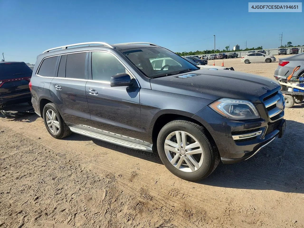 2013 Mercedes-Benz Gl 450 4Matic VIN: 4JGDF7CE5DA194651 Lot: 59713936