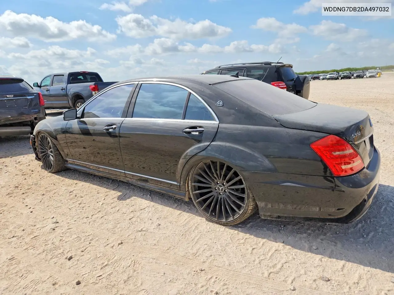 2013 Mercedes-Benz S 550 VIN: WDDNG7DB2DA497032 Lot: 59851026