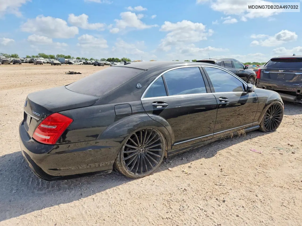 2013 Mercedes-Benz S 550 VIN: WDDNG7DB2DA497032 Lot: 59851026