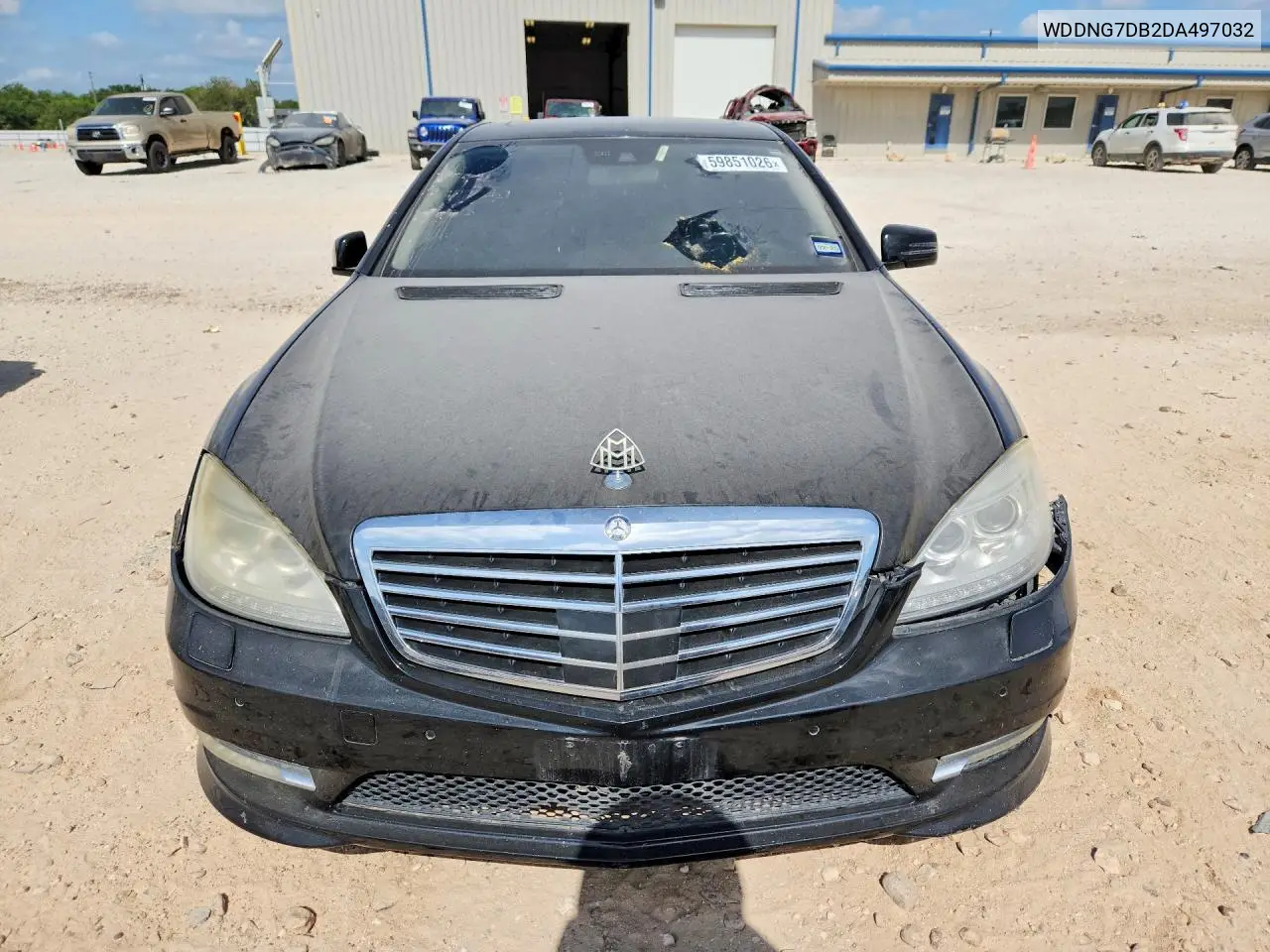 2013 Mercedes-Benz S 550 VIN: WDDNG7DB2DA497032 Lot: 59851026
