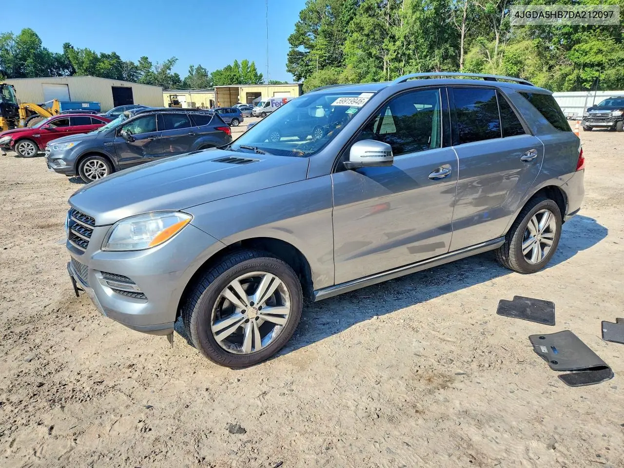 2013 Mercedes-Benz Ml 350 4Matic VIN: 4JGDA5HB7DA212097 Lot: 59919946