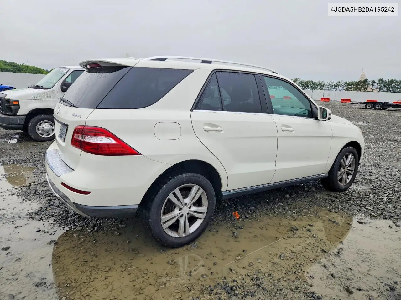 2013 Mercedes-Benz Ml 350 4Matic VIN: 4JGDA5HB2DA195242 Lot: 60110716