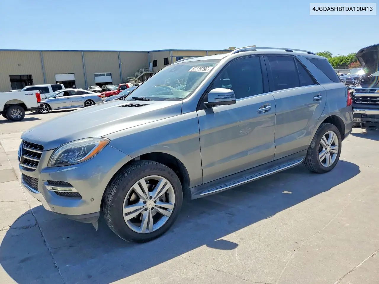 2013 Mercedes-Benz Ml 350 4Matic VIN: 4JGDA5HB1DA100413 Lot: 60279796