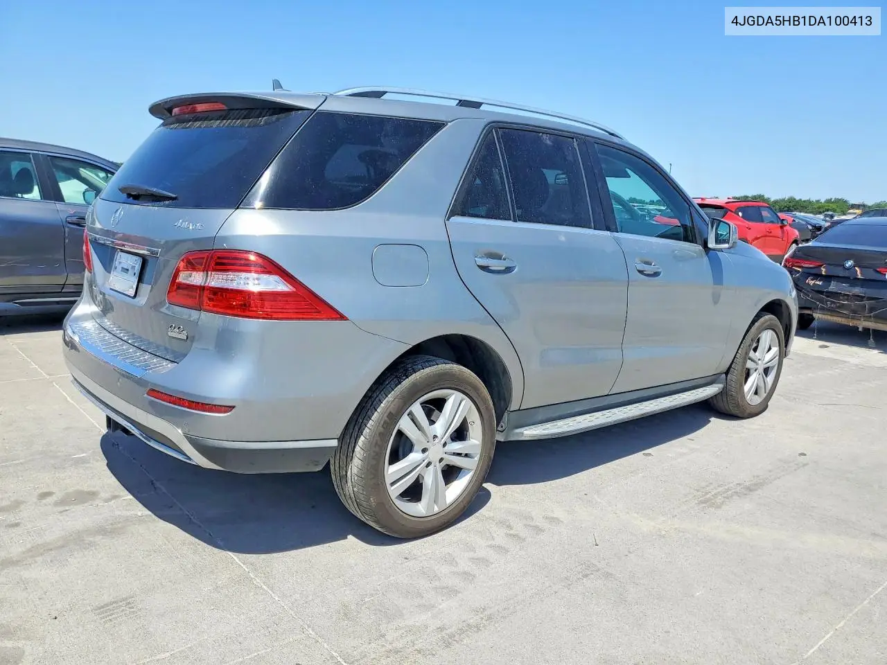 2013 Mercedes-Benz Ml 350 4Matic VIN: 4JGDA5HB1DA100413 Lot: 60279796