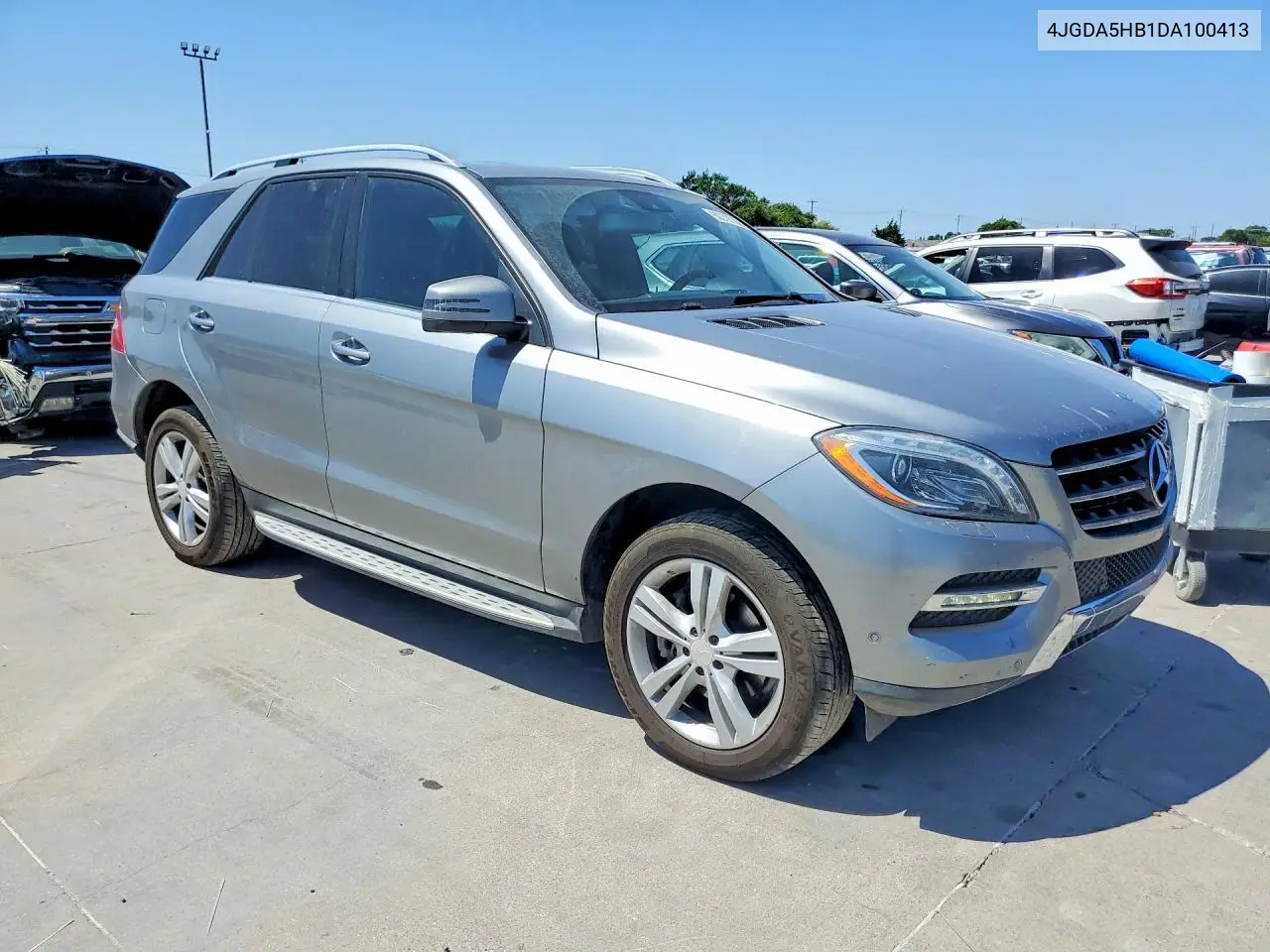 2013 Mercedes-Benz Ml 350 4Matic VIN: 4JGDA5HB1DA100413 Lot: 60279796