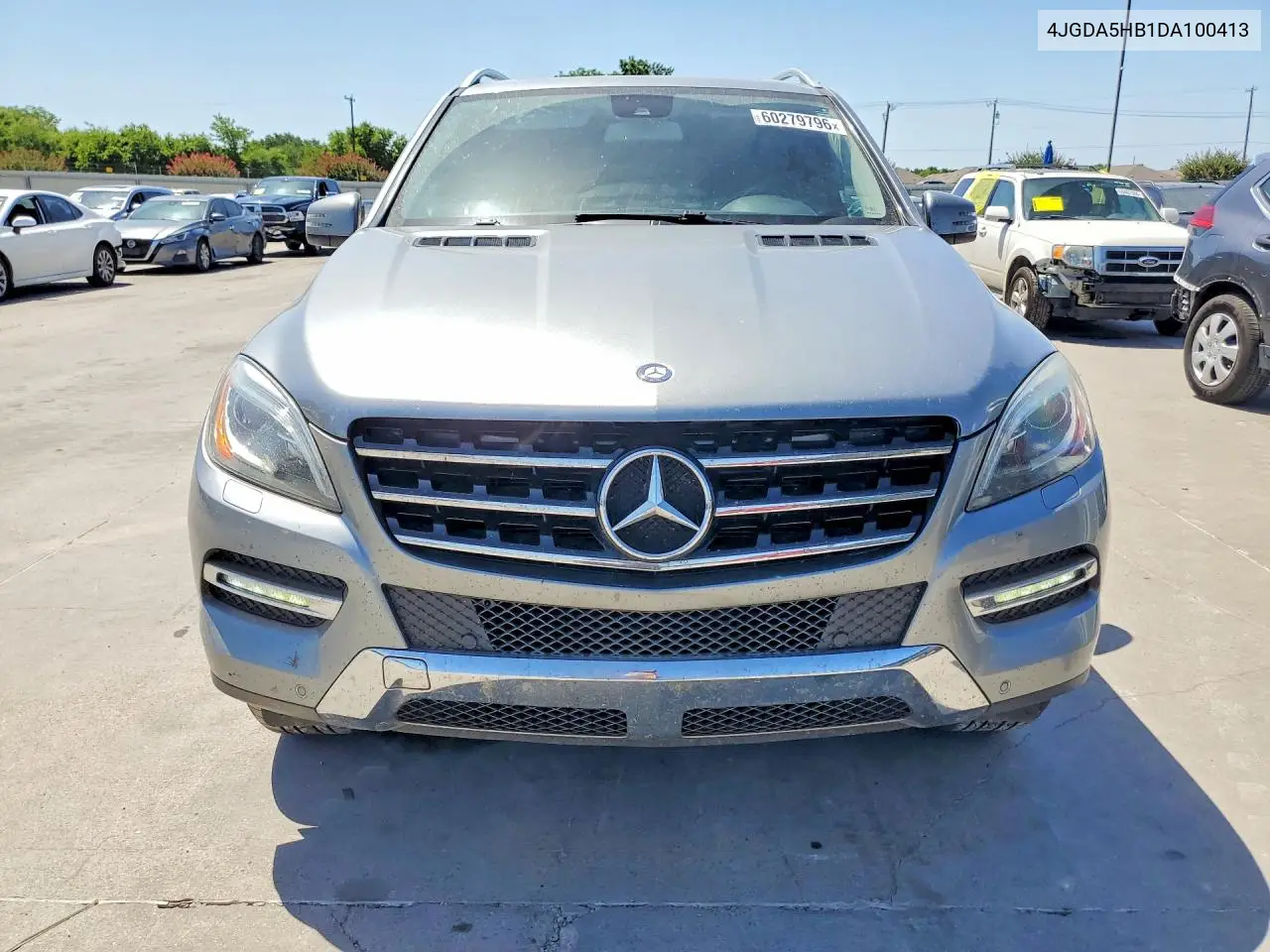2013 Mercedes-Benz Ml 350 4Matic VIN: 4JGDA5HB1DA100413 Lot: 60279796