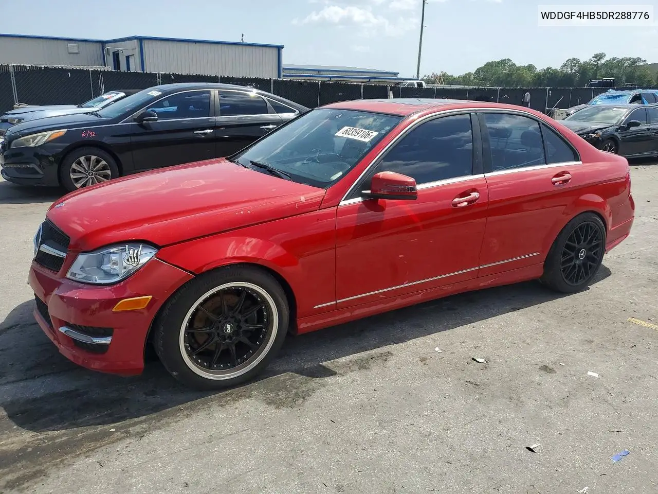 2013 Mercedes-Benz C 250 VIN: WDDGF4HB5DR288776 Lot: 60359106