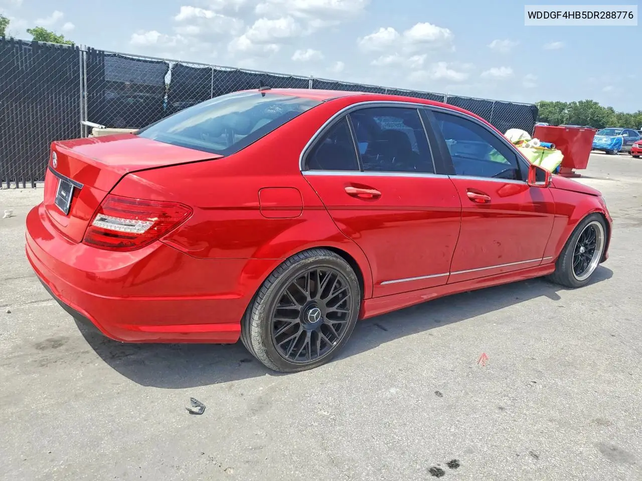 2013 Mercedes-Benz C 250 VIN: WDDGF4HB5DR288776 Lot: 60359106