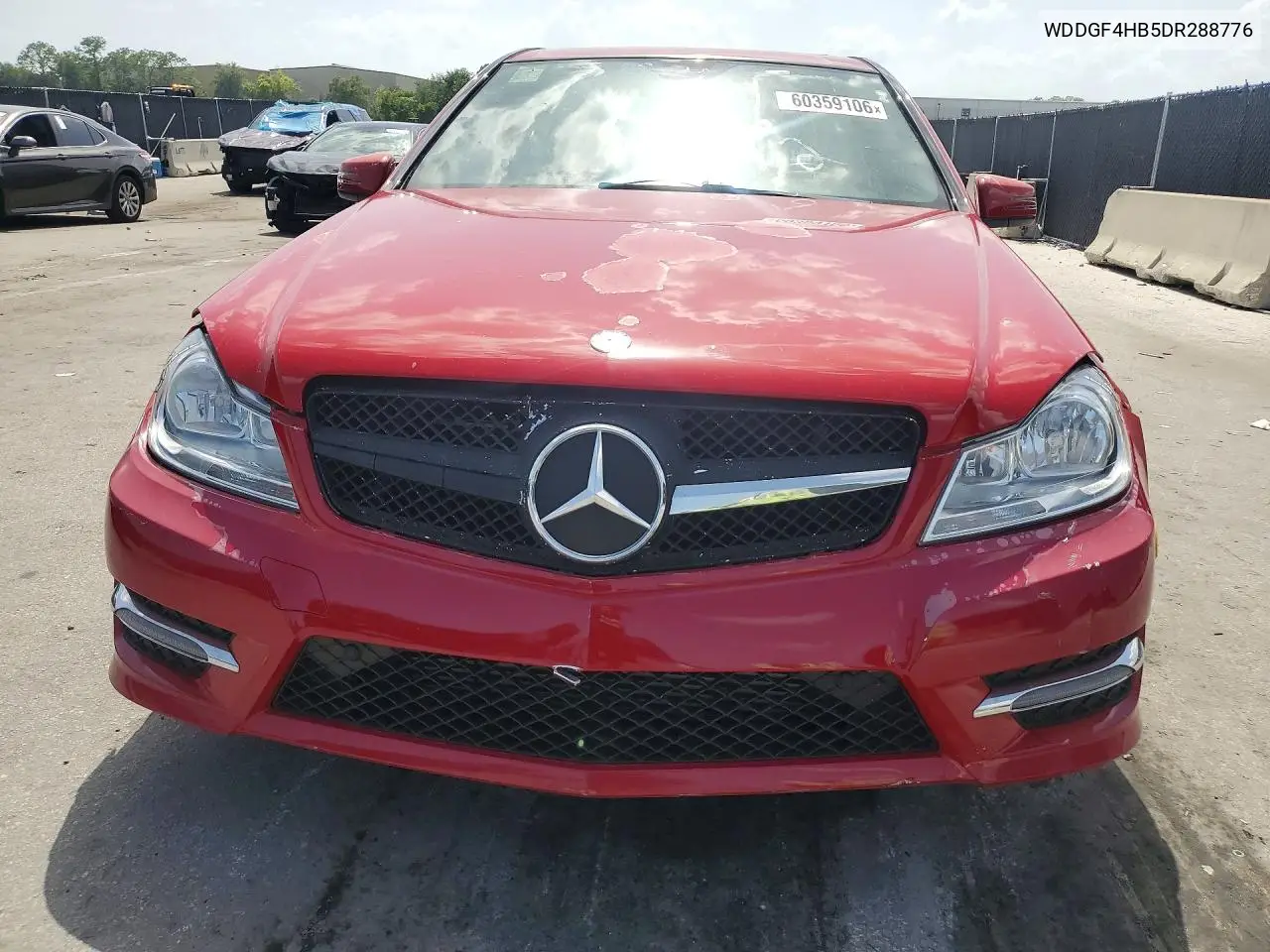 2013 Mercedes-Benz C 250 VIN: WDDGF4HB5DR288776 Lot: 60359106