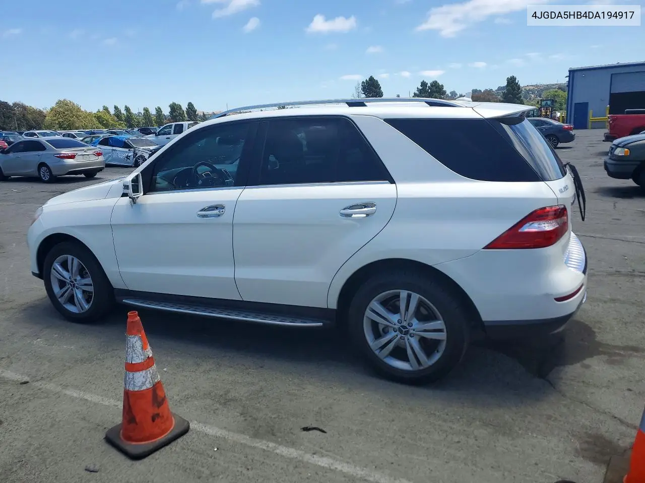 2013 Mercedes-Benz Ml 350 4Matic VIN: 4JGDA5HB4DA194917 Lot: 60403646