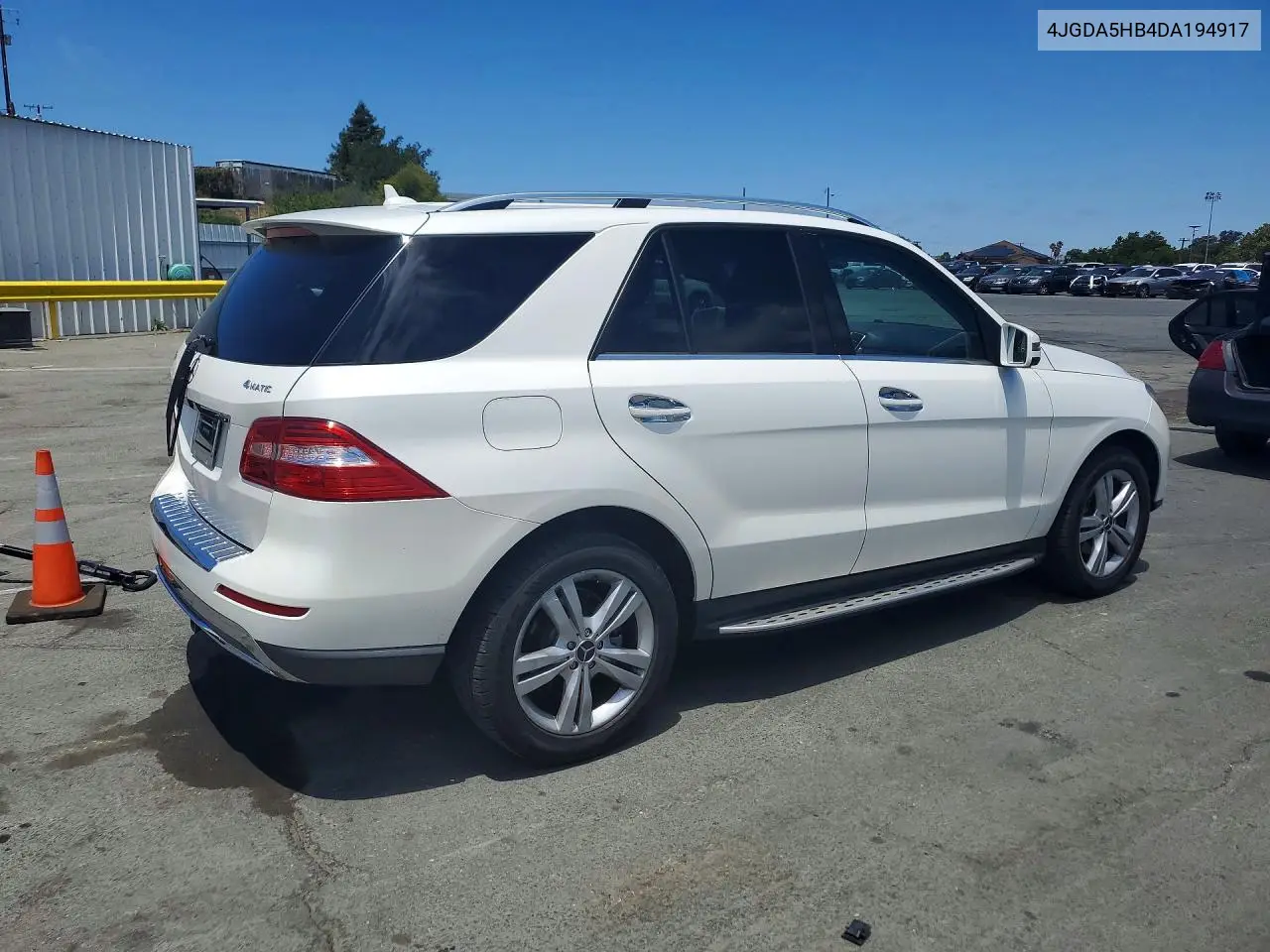 2013 Mercedes-Benz Ml 350 4Matic VIN: 4JGDA5HB4DA194917 Lot: 60403646