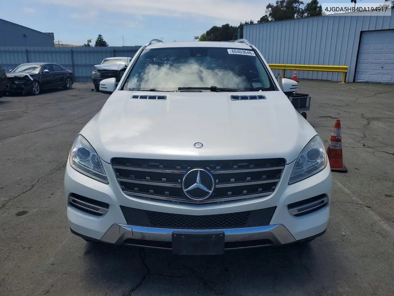2013 Mercedes-Benz Ml 350 4Matic VIN: 4JGDA5HB4DA194917 Lot: 60403646