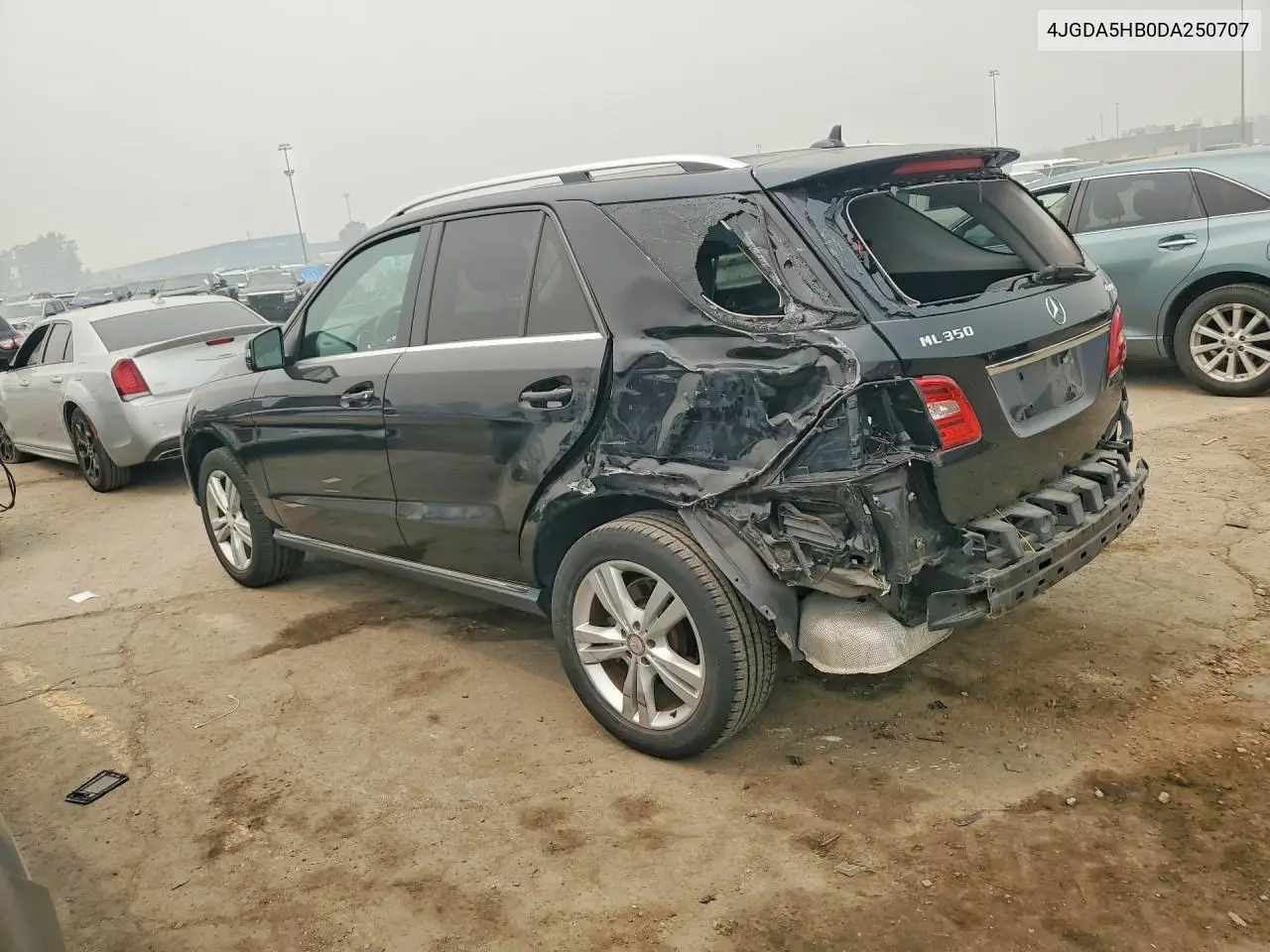 2013 Mercedes-Benz Ml 350 4Matic VIN: 4JGDA5HB0DA250707 Lot: 61197066