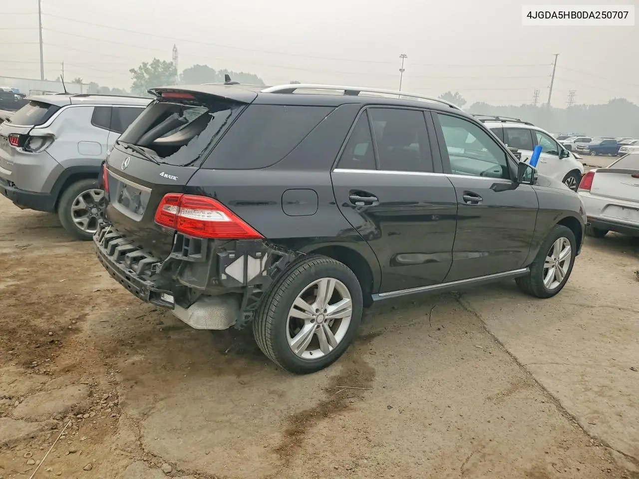 2013 Mercedes-Benz Ml 350 4Matic VIN: 4JGDA5HB0DA250707 Lot: 61197066
