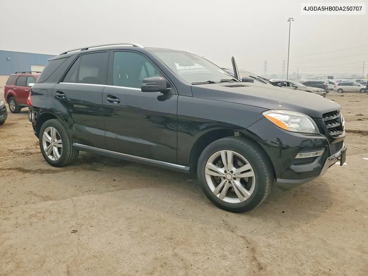 2013 Mercedes-Benz Ml 350 4Matic VIN: 4JGDA5HB0DA250707 Lot: 61197066