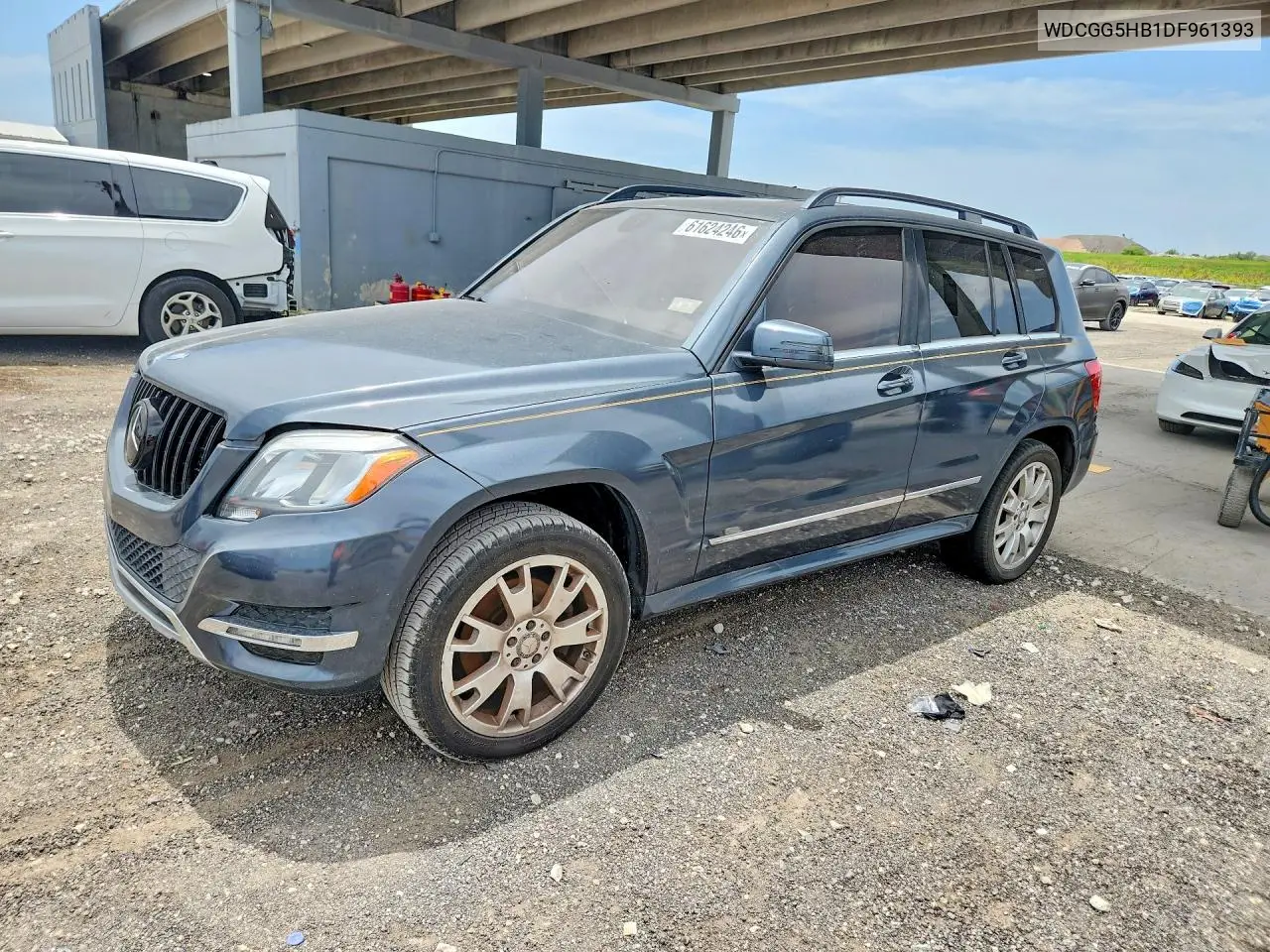 2013 Mercedes-Benz Glk 350 VIN: WDCGG5HB1DF961393 Lot: 61624246