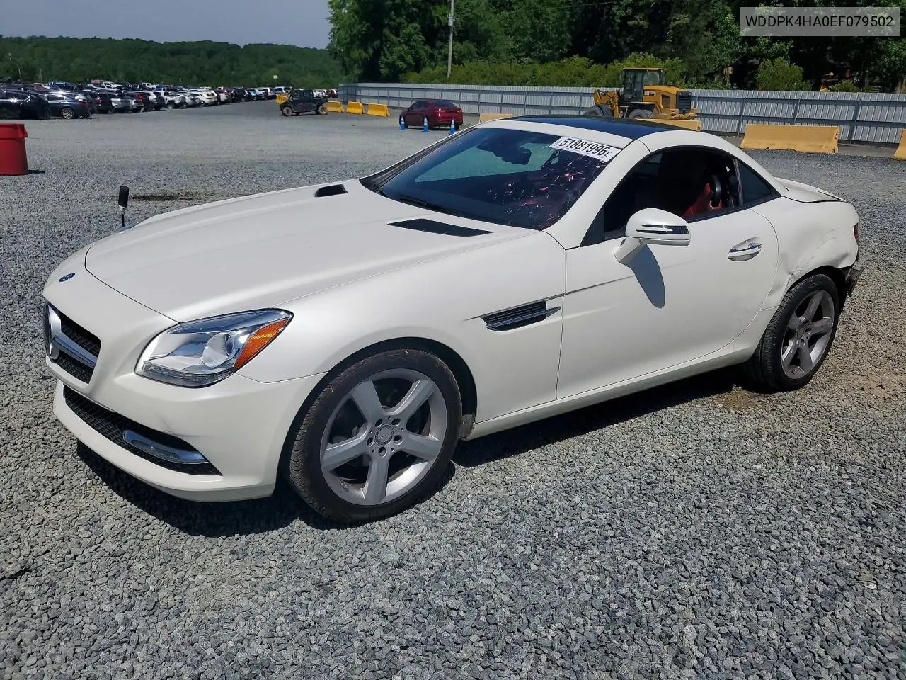 2014 Mercedes-Benz Slk 250 VIN: WDDPK4HA0EF079502 Lot: 51881996