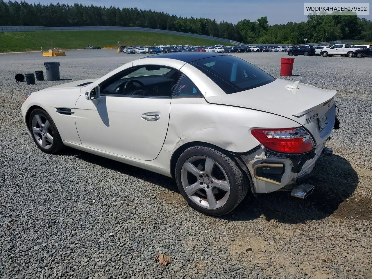 2014 Mercedes-Benz Slk 250 VIN: WDDPK4HA0EF079502 Lot: 51881996