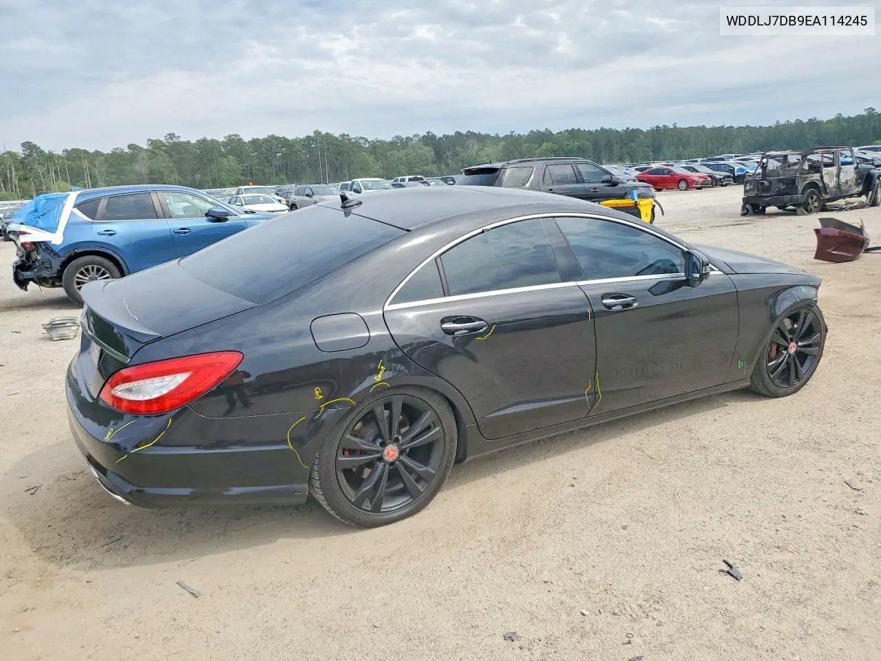 2014 Mercedes-Benz Cls 550 VIN: WDDLJ7DB9EA114245 Lot: 53044106