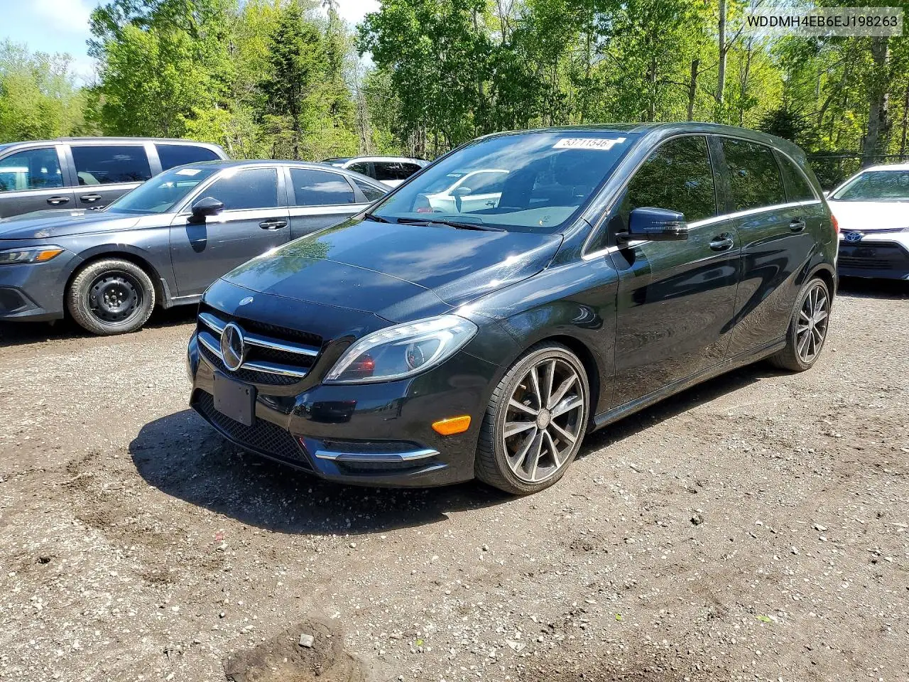 2014 Mercedes-Benz B250 VIN: WDDMH4EB6EJ198263 Lot: 53711546