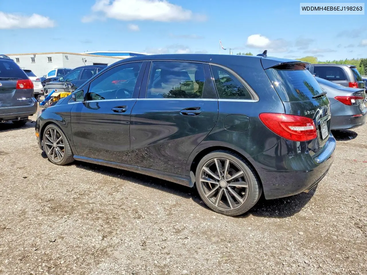 2014 Mercedes-Benz B250 VIN: WDDMH4EB6EJ198263 Lot: 53711546