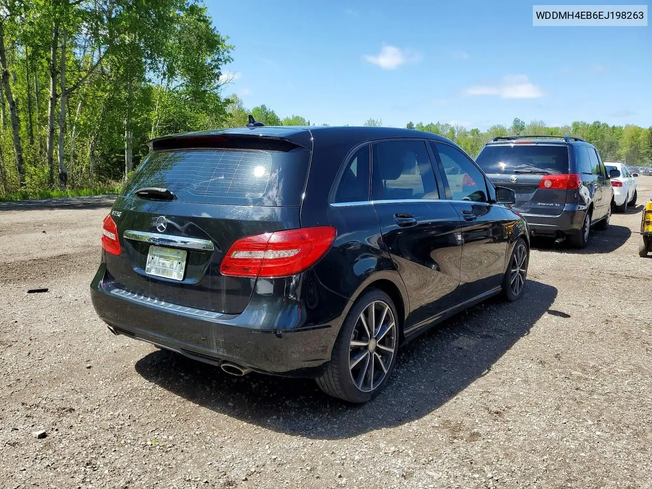 2014 Mercedes-Benz B250 VIN: WDDMH4EB6EJ198263 Lot: 53711546