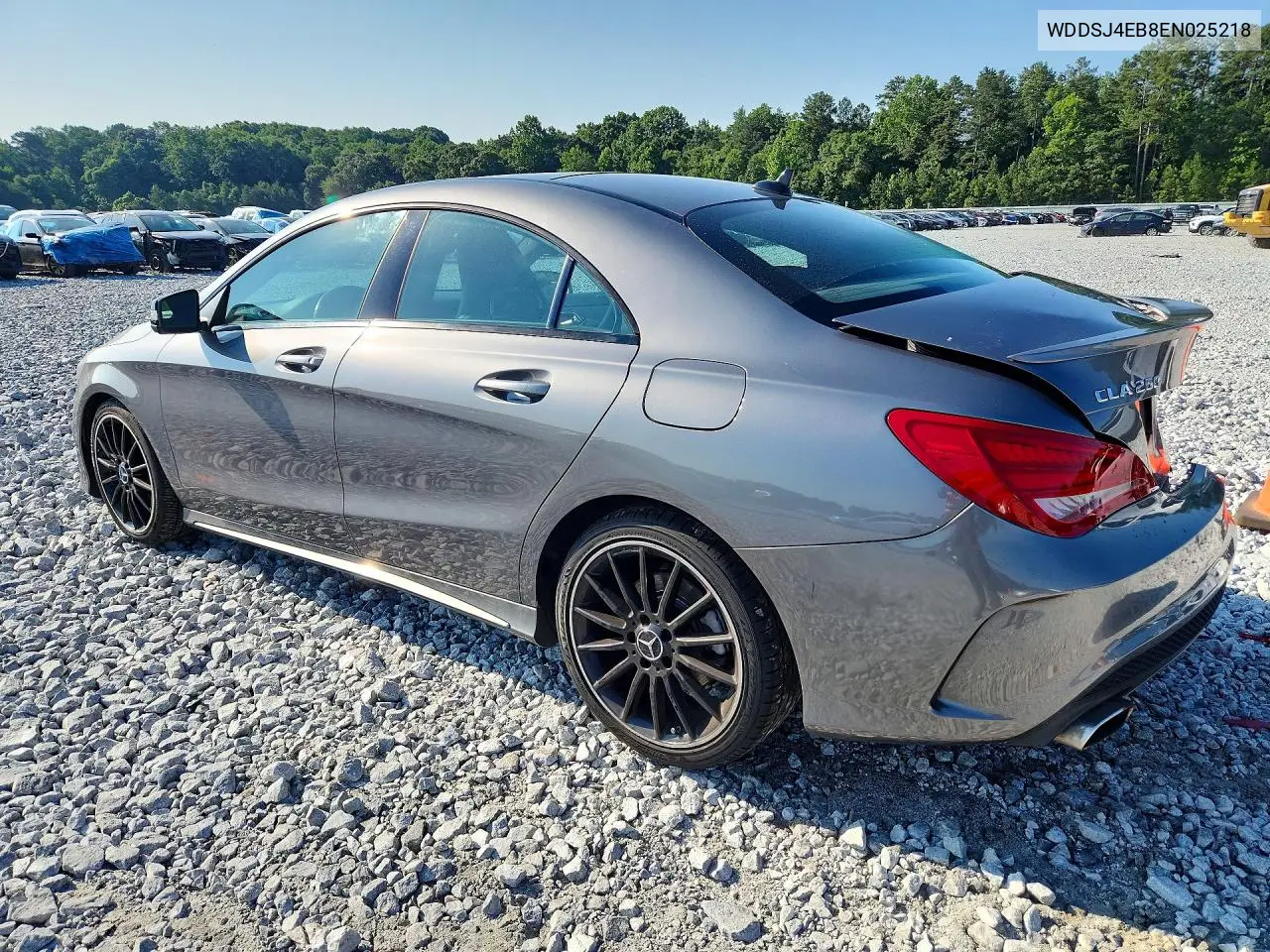 2014 Mercedes-Benz Cla 250 VIN: WDDSJ4EB8EN025218 Lot: 56339046