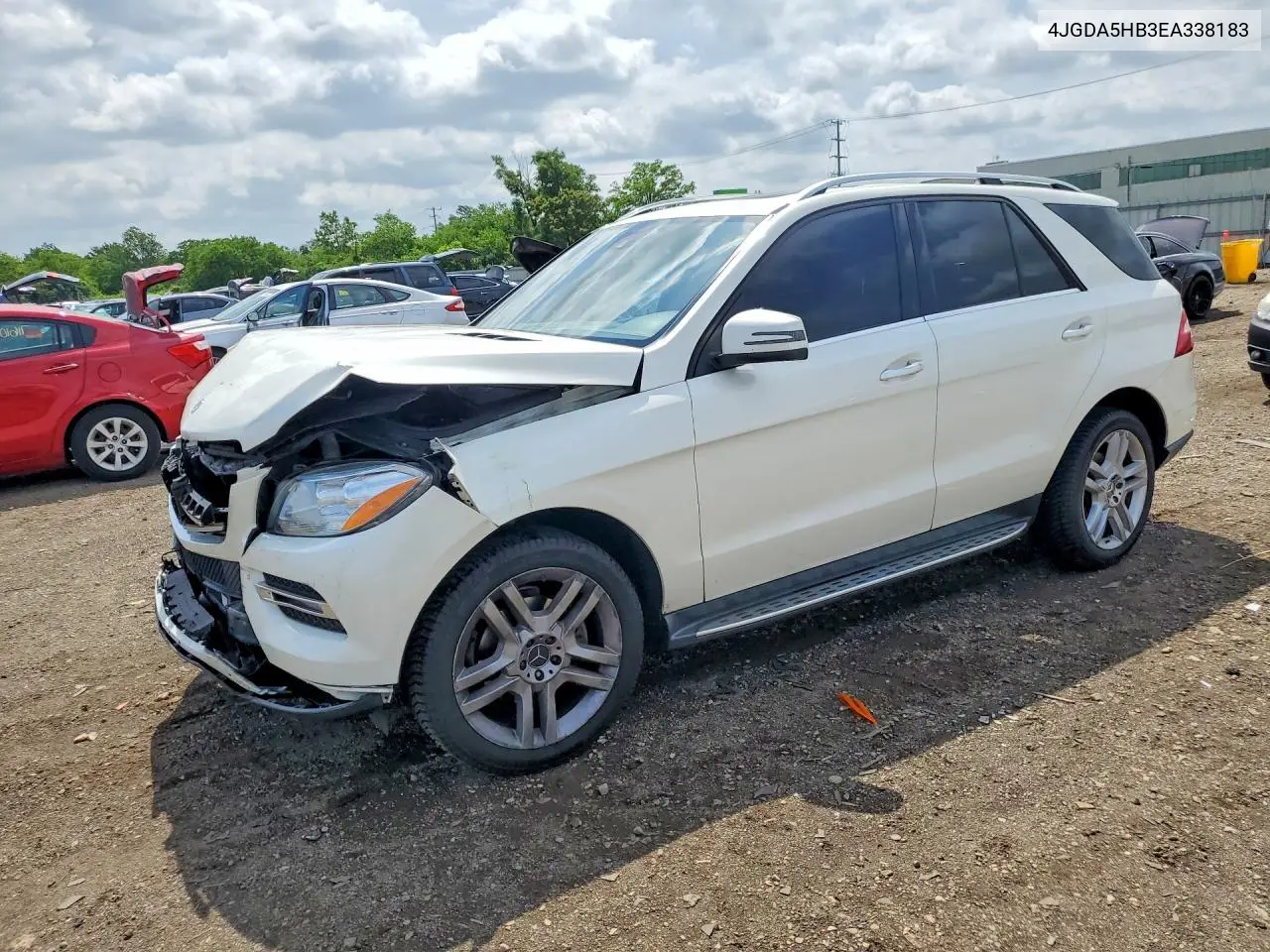 2014 Mercedes-Benz Ml 350 4Matic VIN: 4JGDA5HB3EA338183 Lot: 56802546