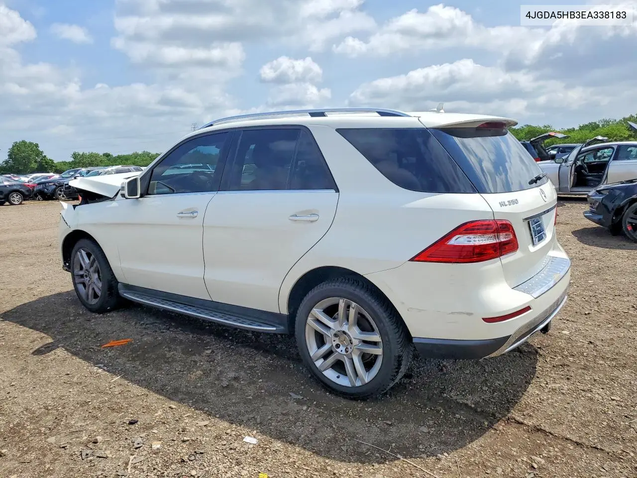 2014 Mercedes-Benz Ml 350 4Matic VIN: 4JGDA5HB3EA338183 Lot: 56802546