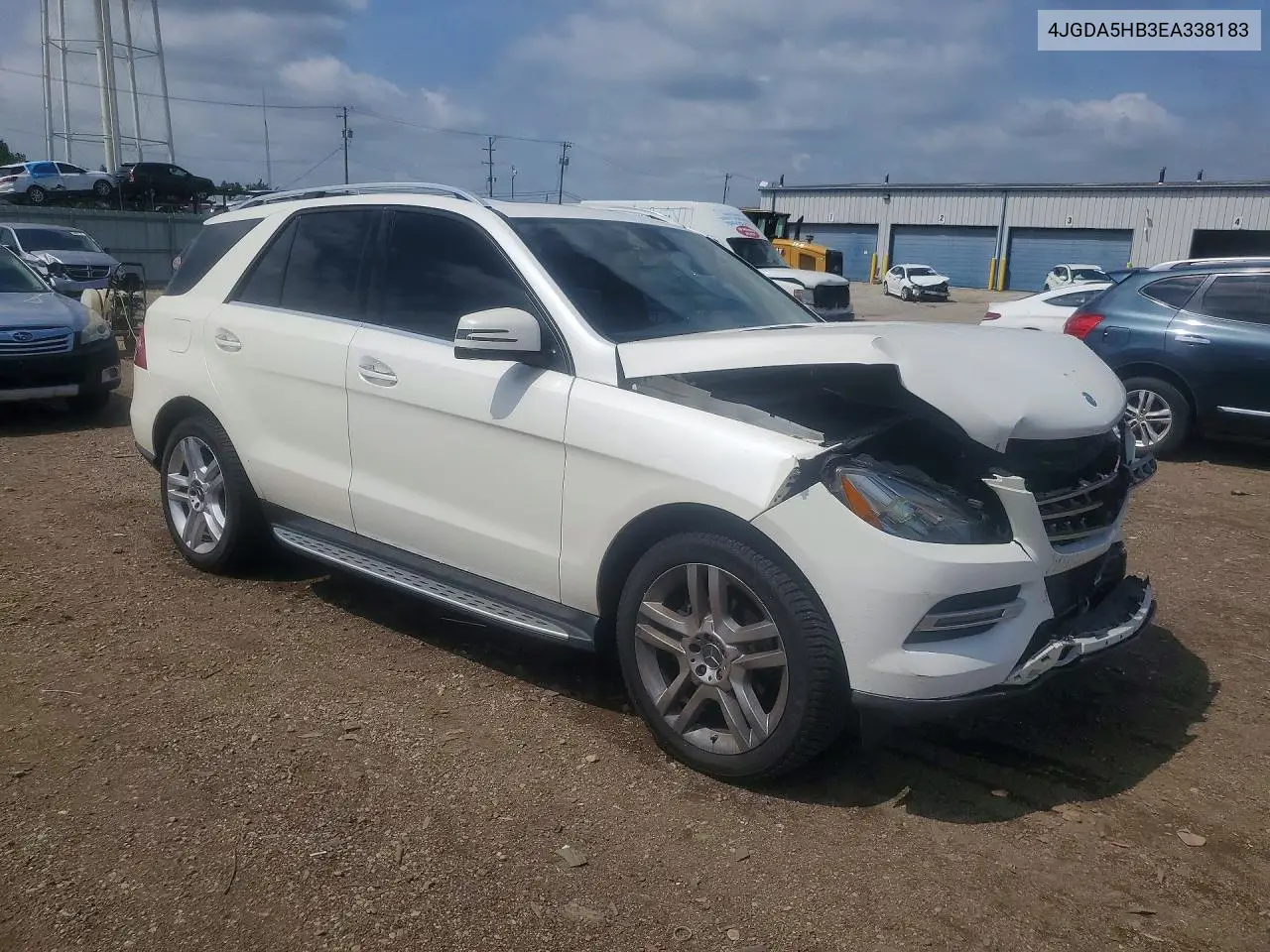 2014 Mercedes-Benz Ml 350 4Matic VIN: 4JGDA5HB3EA338183 Lot: 56802546