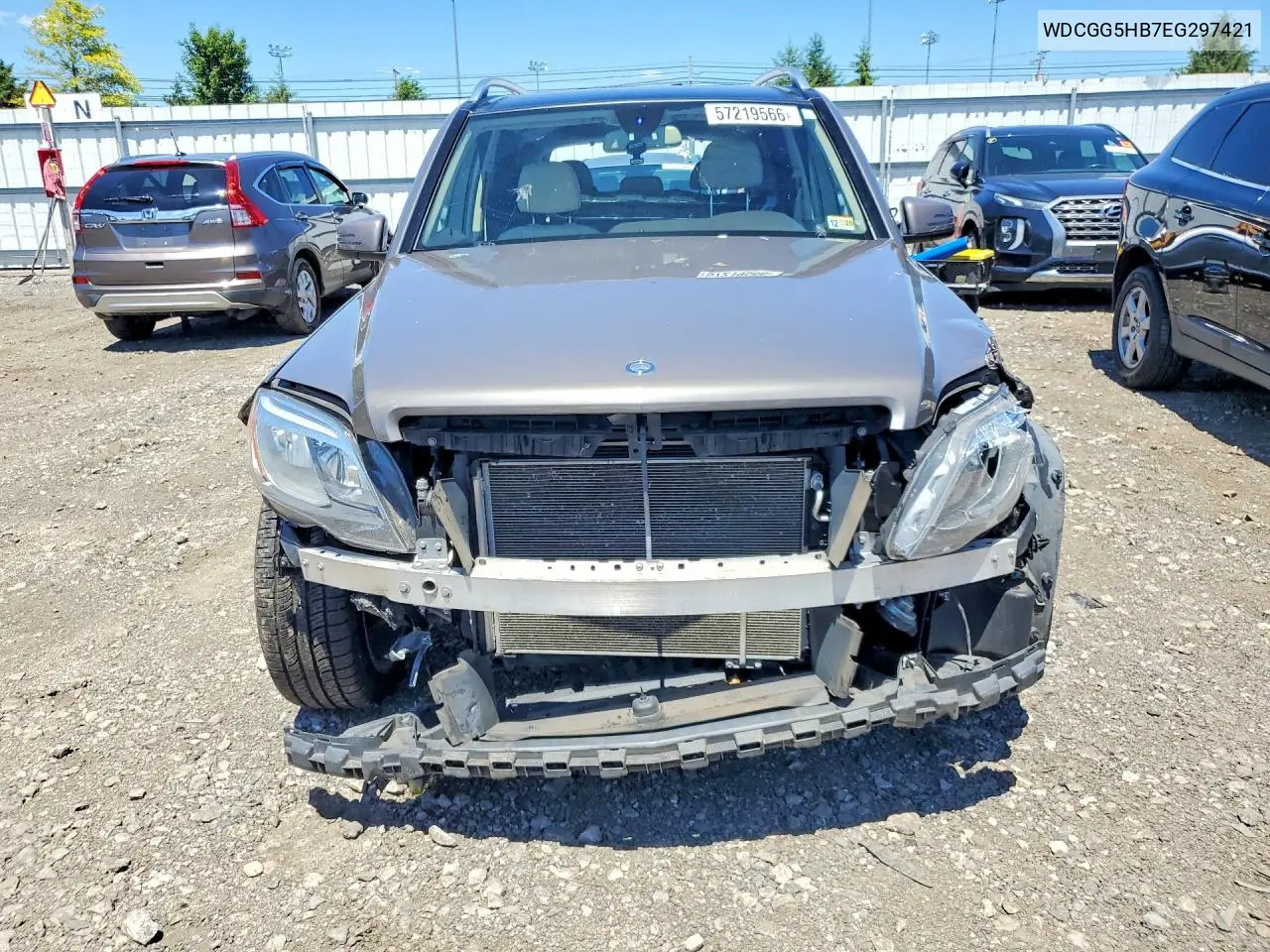 2014 Mercedes Benz Glk 350 VIN: WDCGG5HB7EG297421 Lot: 57219566