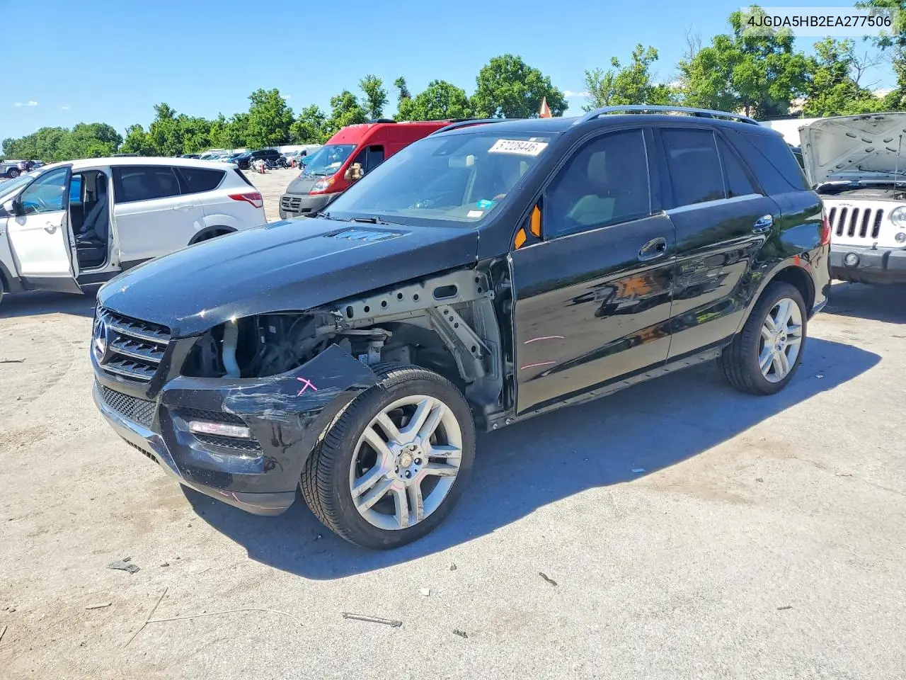 2014 Mercedes-Benz Ml 350 4Matic VIN: 4JGDA5HB2EA277506 Lot: 57228446