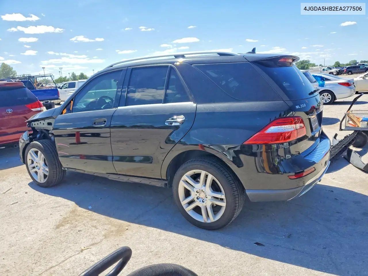 2014 Mercedes-Benz Ml 350 4Matic VIN: 4JGDA5HB2EA277506 Lot: 57228446