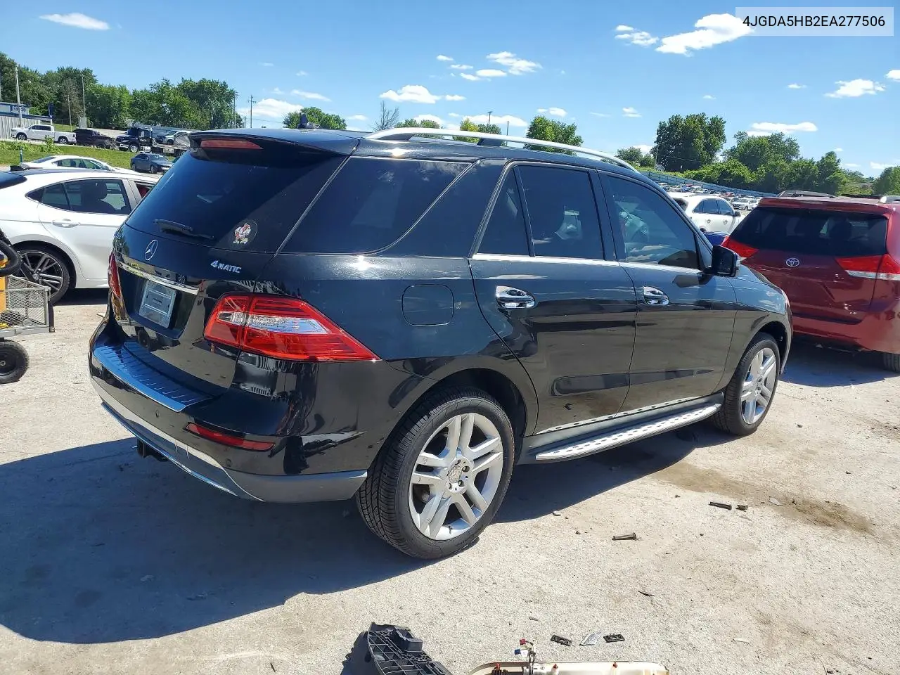 2014 Mercedes-Benz Ml 350 4Matic VIN: 4JGDA5HB2EA277506 Lot: 57228446