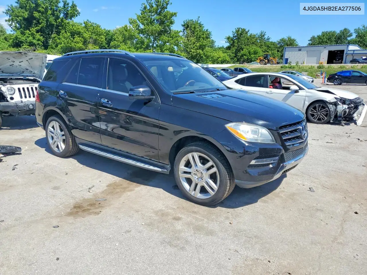 2014 Mercedes-Benz Ml 350 4Matic VIN: 4JGDA5HB2EA277506 Lot: 57228446