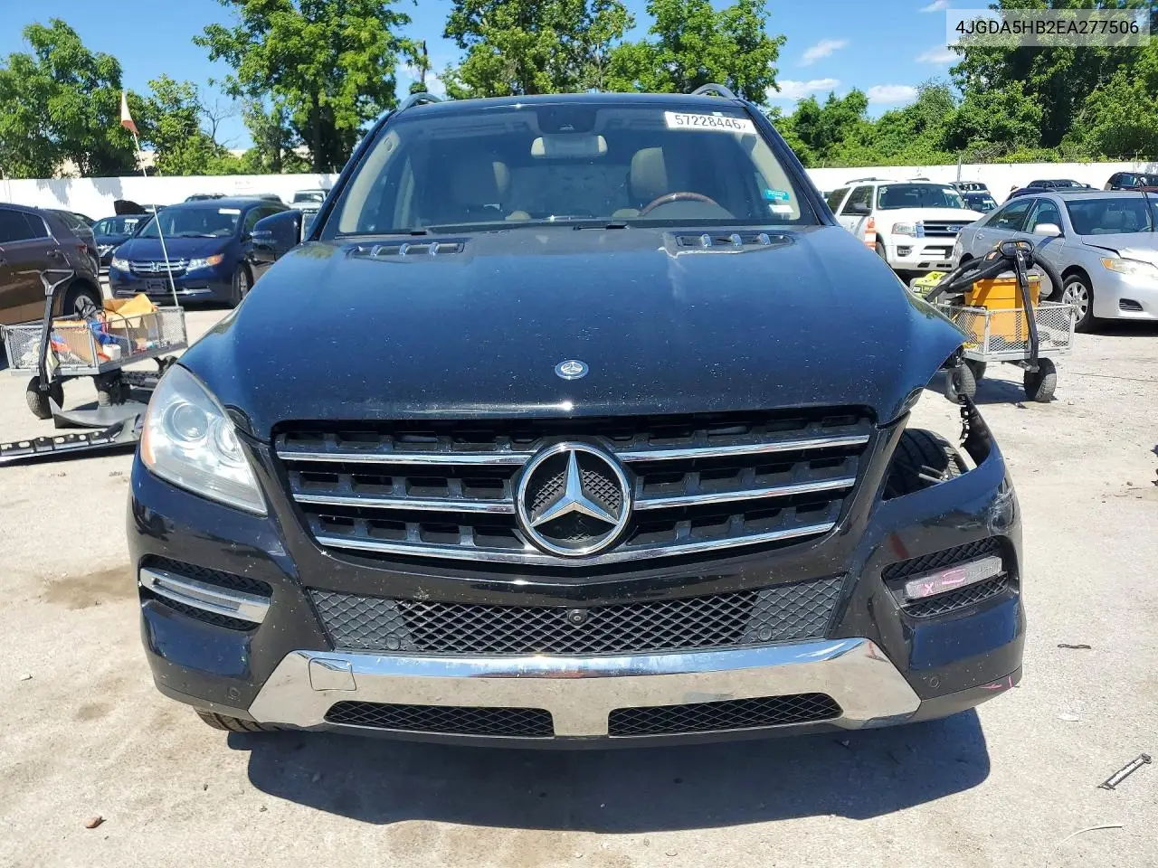 2014 Mercedes-Benz Ml 350 4Matic VIN: 4JGDA5HB2EA277506 Lot: 57228446