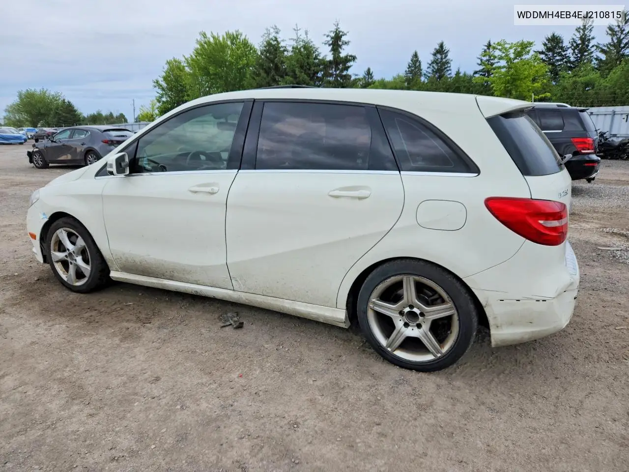2014 Mercedes-Benz B250 VIN: WDDMH4EB4EJ210815 Lot: 57243836